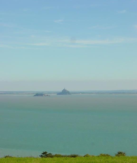 Maison Vue Sur Le Mont Saint Michel Et Sa Baie Champeaux 외부 사진